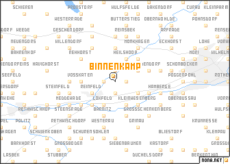 map of Binnenkamp