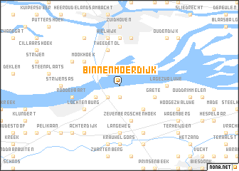 map of Binnen-Moerdijk