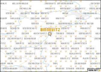 map of Binnewitz