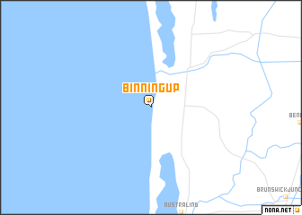 map of Binningup