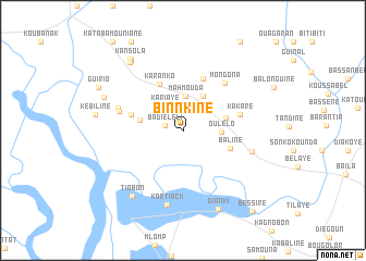 map of Binnkine