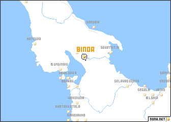 map of Binoa