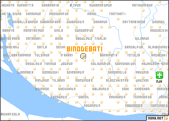 map of Binodebāti