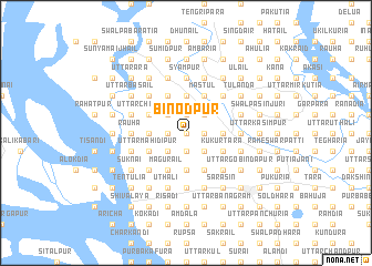 map of Binodpur