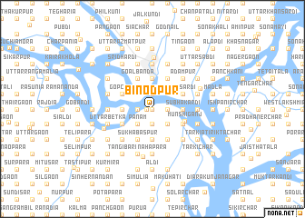 map of Binodpur