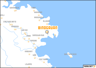 map of Binogauan