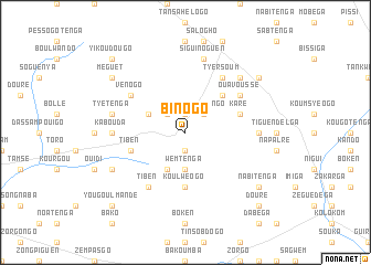 map of Binogo