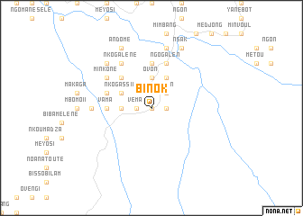 map of Binok