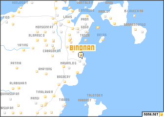 map of Binon-an