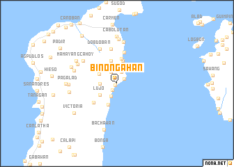 map of Binongahan