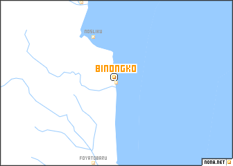 map of Binongko