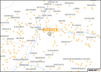 map of Binovce