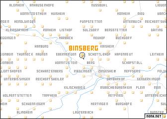 map of Binsberg