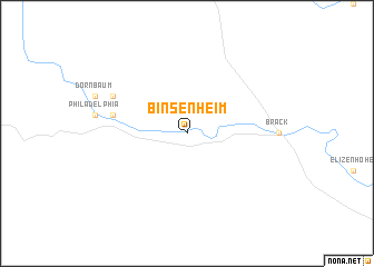 map of Binsenheim