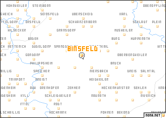 map of Binsfeld