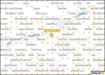 map of Binsham