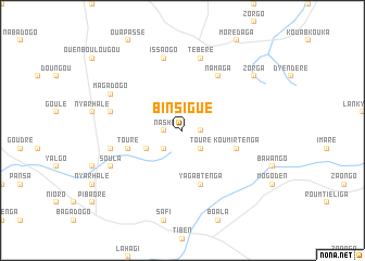 map of Binsigué