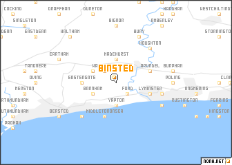 map of Binsted