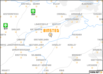 map of Binsted