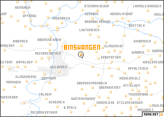 map of Binswangen