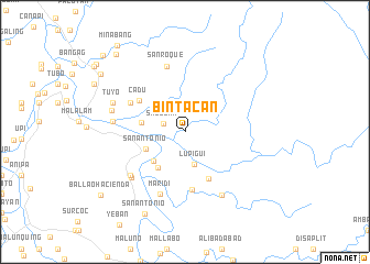 map of Bintacan