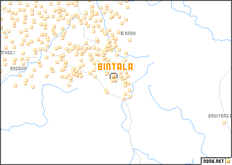 map of Bintala