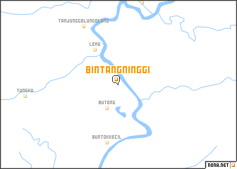 map of Bintangninggi