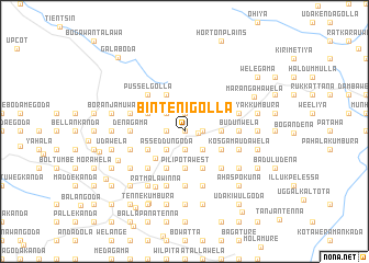 map of Bintenigolla