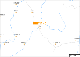 map of Bintinko