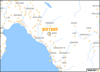 map of Bintoan