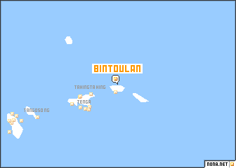 map of Bintoulan