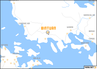 map of Bintuan