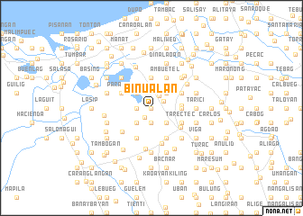 map of Binualan