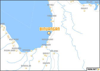 map of Binuangan