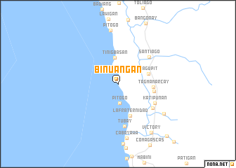 map of Binuangan