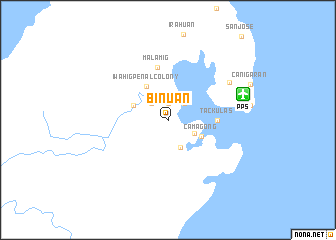 map of Binuan