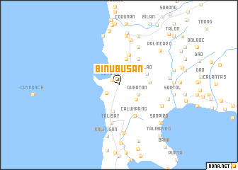 map of Binubusan