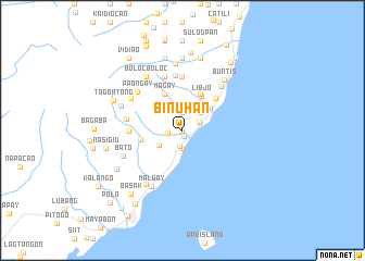 map of Binuhan