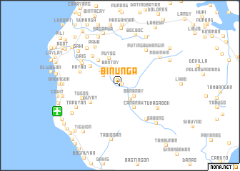 map of Binunga