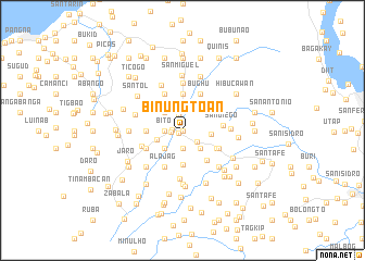 map of Binungto-an