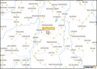 map of Binung