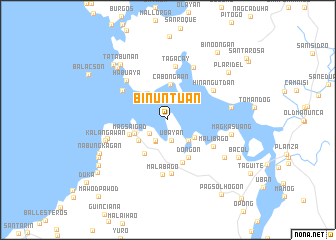 map of Binuntuan