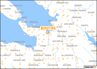 map of Binutas