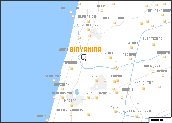 map of Binyamina