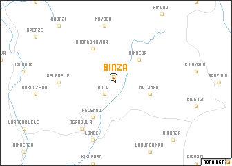 map of Binza