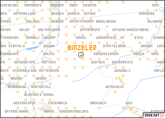 map of Binzeler