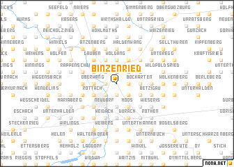 map of Binzenried