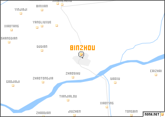 map of Binzhou
