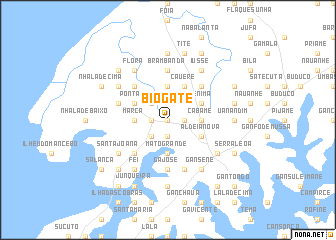 map of Biógate