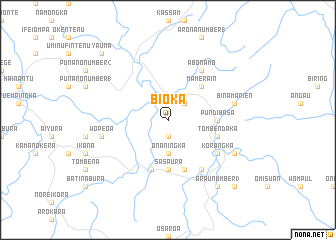 map of Bioka